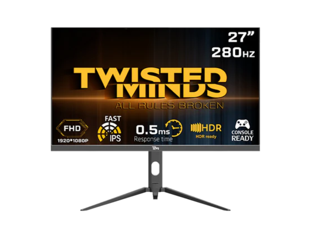 Twisted Minds 27″ 280Hz Gaming Monitor – TM27FHD280IPS | Qatar Twisted Minds 27″ 280Hz Gaming Monitor – TM27FHD280IPS | Qatar